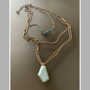Chloe + Isabel triple layer convertible necklace